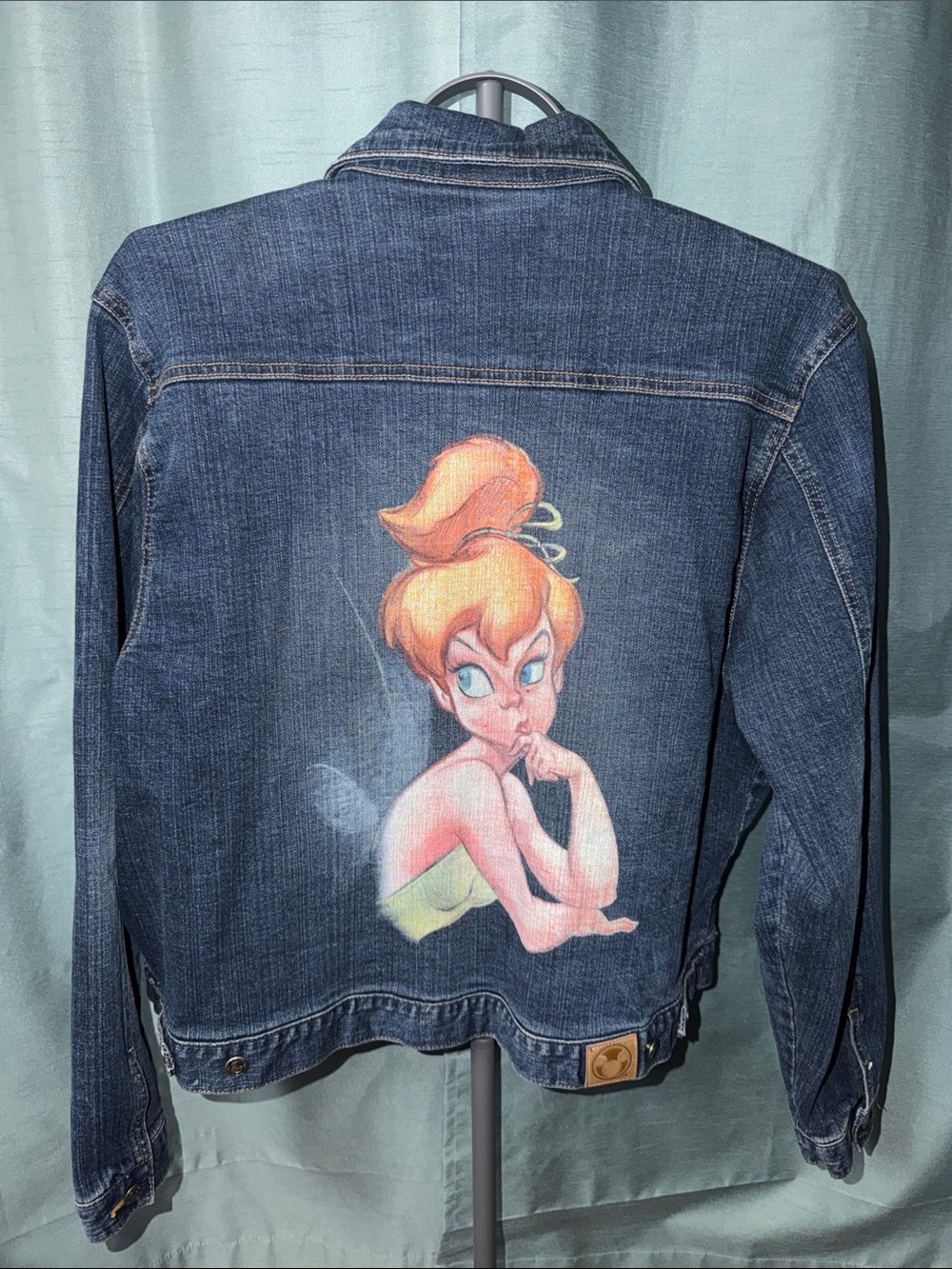 Disney Tinkerbell Denim Jacket - Blue Women’s XL